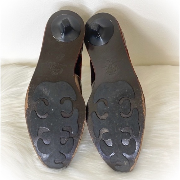 💕Beautiful Velvet Mules Pointed Toe Kitten Heels💕 - Picture 7 of 12